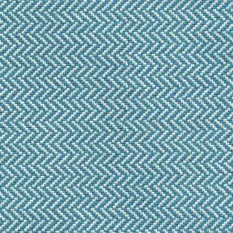 Woven chevron texture, off-white and azzuro mare blue, diagonal zigzag pattern with dense, slightly irregular surface for textiles.