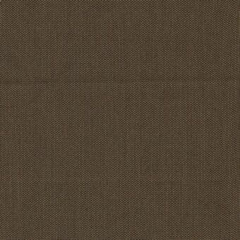 Roberti rattan fabric sample, muted brown, dense woven grid texture, matte finish, consistent color with subtle shade variations.