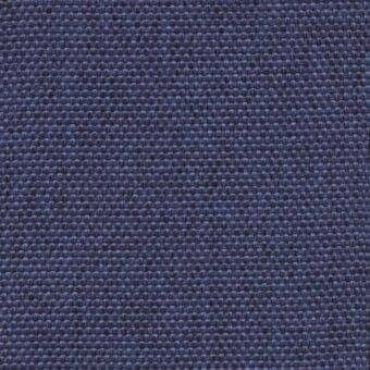 Blue woven fabric sample with a dense, textured surface and subtle tonal variations; consistent grid weave with a matte finish.