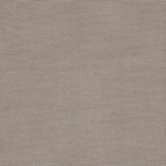 Taupe woven fabric displays a repeating horizontal line pattern, with a matte finish and uniform density creating a subtle grid texture.
