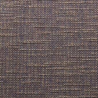 Aubergine acrylic fabric displaying a dense mesh texture with beige and muted blue threads, featuring a subtle irregular pattern and matte finish.