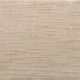 Ecru linen acrylic fabric, Royal Botania “Eul” – horizontal ribbed weave, muted beige tone, dense matte texture for upholstery.