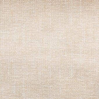 Woven acrylic fabric, Pastel Sand color, dense rectilinear weave texture from Royal Botania collection with a matte, linen-like appearance.