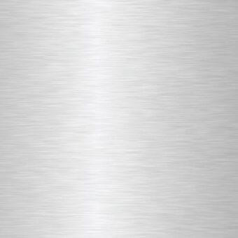 Brushed stainless steel texture with horizontal grain, silvery-grey tone, and diffused highlights, presenting a smooth, industrial surface.