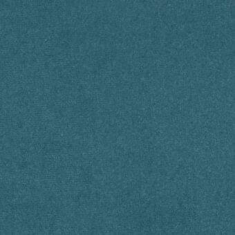 Rugiano teal rug with dense pile, uniform matte finish, and cleanly finished edges; indoor fabric model 1406.