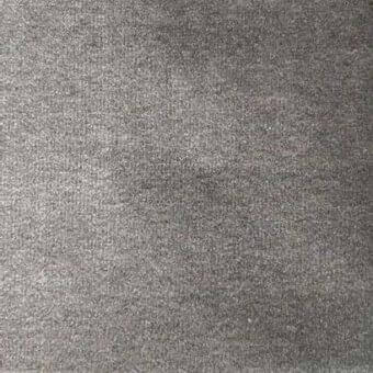 Gray Rugiano rug, medium gray heathered texture, short pile with subtle horizontal variation, indoor fabric model 2760.