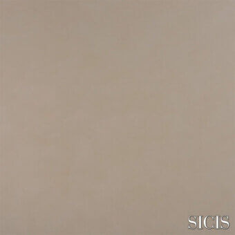 Sicis Aidos fabric swatch in ecru, displaying a matte, subtly textured woven surface with warm neutral beige and gray tones.