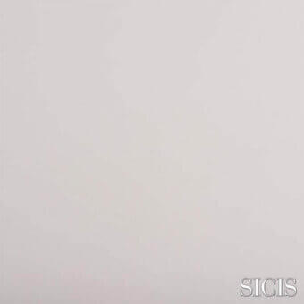 Sicis Emera fabric sample in off-white, smooth matte texture, with dark green brand text on a white background.