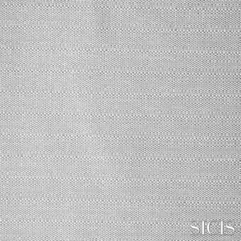 Sicis Storea Platinum fabric texture, light gray woven material, dense rectangular grid pattern with subtle sheen and tonal variation.