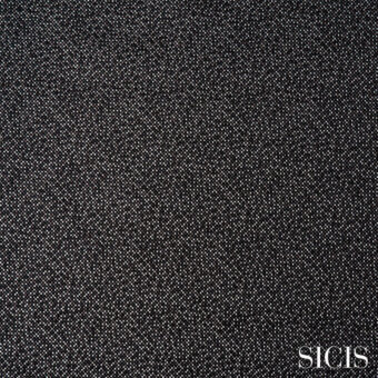 Dark gray woven fabric texture with subtle shimmer, featuring SICIS branding and “nexus titan” collection details on a neutral background.