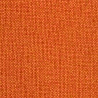 Kvadrat F 1000 C0590 fabric sample, orange woven textile, dense grid pattern, matte finish, durable studio presentation.