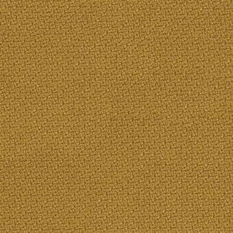 Mustard yellow fabric sample displaying a dense, looped pile texture with a matte finish and uniform, compact weave.