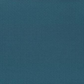 Recycled polyester fabric sample, muted teal color, dense grid weave with subtle texture variation, studio lighting, labeled “c138”.