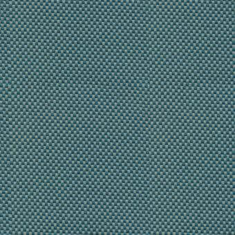 Teal and beige woven textile sample features a grid pattern, dense weave, and matte finish; identified as “c140” from the Talenti collection.