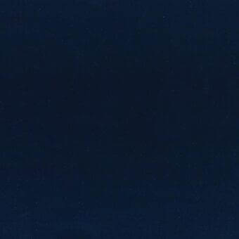 Velvet textile sample, dark blue-black, matte finish with subtle texture; 78% acrylic, 22% polyester, seamless background.