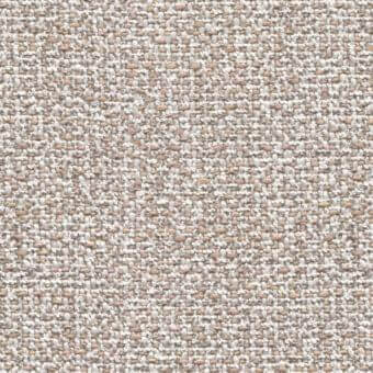 Textile weave, beige and terracotta, irregular pattern with raised texture and intersecting threads, studio lighting, cushion fabric detail.