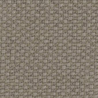Woven fabric texture, muted gray-beige tone, dense grid pattern with heathered effect, matte finish, neutral studio background.