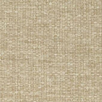 Beige woven fabric texture with a grid pattern, displaying horizontal and vertical threads; Talenti Icon Scacco decorative cushion detail.