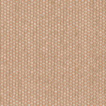 Textile pattern, beige and terracotta, horizontal bands with a grid structure; dense weave suggests durable, matte fabric.