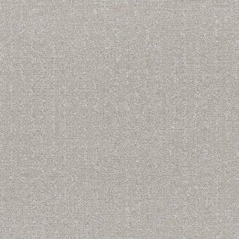 Neutral gray fabric swatch displaying a dense, uniform weave and subtle granular texture, likely a linen or natural fiber composition.