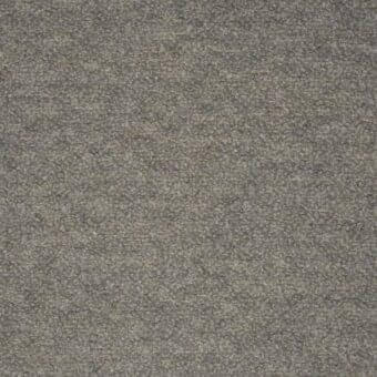 Gray textured fabric sample with granular weave, reddish-brown undertones, matte finish, and “tonelli design” label reading b003.