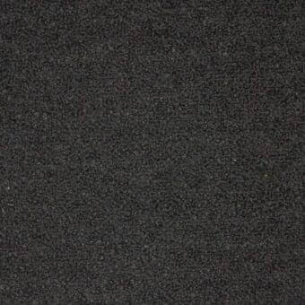 Dark gray woven fabric texture with a short, uniform pile and subtle mottled effect, presented as a close-up studio sample.