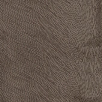 Textured gray-brown fabric sample with diagonal weave, subtle sheen, and visible “turri” label indicating brand, category, and code 725 e.