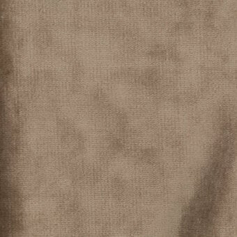Turri fabric sample, muted brown woven textile, dense pile with visible grid pattern and distressed texture, labeled “727 b”.