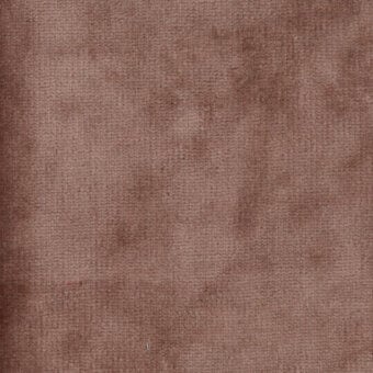 Terracotta fabric sample with a woven grid pattern, exhibiting mottled tones and a matte texture; identified as “turri > fabric cat. b > 727 e.”