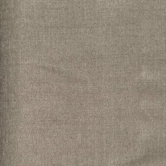 Taupe woven fabric texture with a granular surface, compact weave, and matte finish; label reads “turri > fabric cat. b > 739 c.”