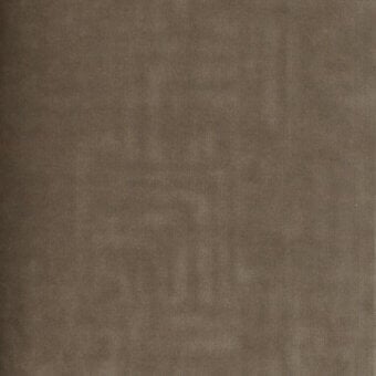 Brown fabric sample with dense, raised texture and subtle shading; imprinted with “turri > fabric cat. b > 740 a” text.