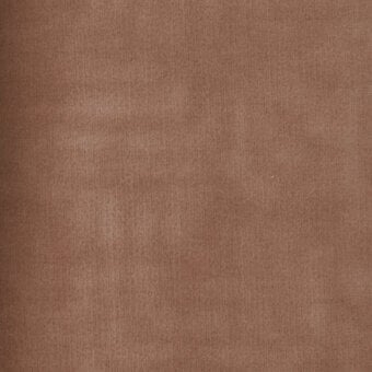 Brown fabric texture sample, “turri > fabric cat. b > 740 f,” with fine vertical striations and a matte, uniform finish.
