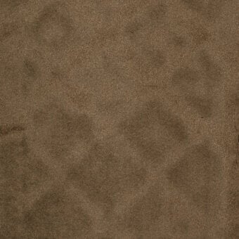Brown fabric texture sample, plush textile with matte finish, granular surface, subtle tonal variations, labeled “turri > fabric cat. b > 744 b”.