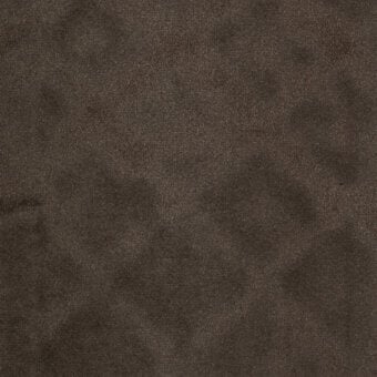 Dark brown fabric texture with granular appearance, mottled tone, and subtle flecks; includes “turri > fabric cat. b > 744 c” text.