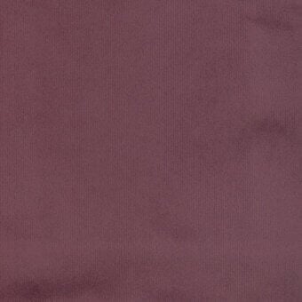 Mauve fabric sample with vertical ribbing, soft velvety nap, and muted plum tones; labeled “turri > fabric cat. b > 746 c”.