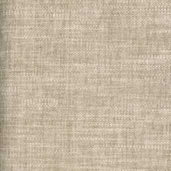 Woven fabric sample, muted beige tone, heathered texture with dense visible weave; “turri > fabric cat. b > 750 a” label present.