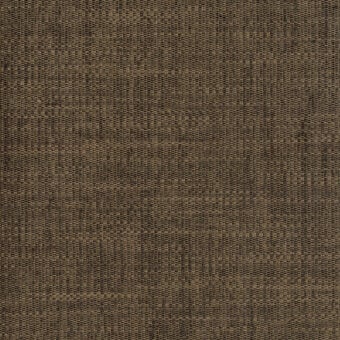 Brown woven fabric sample with mottled texture, featuring beige and gray threads, dense regular weave, matte finish, and label reading “turri.”