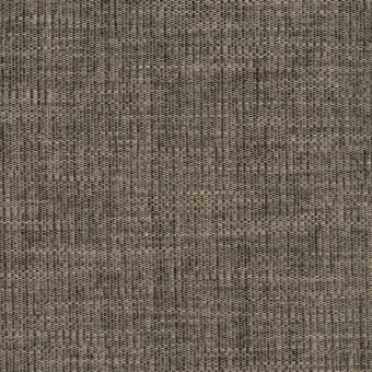 Woven fabric sample, muted gray and beige, dense grid texture with heathered effect and slight slubbing; label reads "turri > fabric cat. b > 750 f."