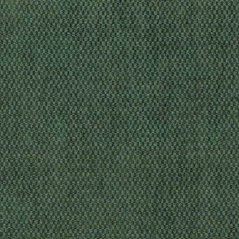 Dark green woven fabric sample with a dense, knotted texture and subtle geometric pattern; label reads "turri > fabric cat. b > 751 d."