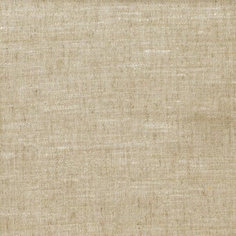 Beige woven fabric texture, linen or burlap-like composition, matte finish with tonal variations and a small yellow thread detail.
