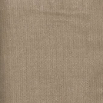 Taupe fabric swatch displaying a dense, linear weave texture with a matte finish; label reads “turri > fabric cat. b > 754 f”.
