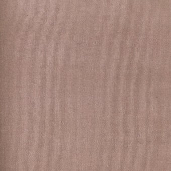 Woven fabric sample in taupe, exhibiting a subtle irregular texture and matte finish, labeled “turri > fabric cat. b > 754 g”.