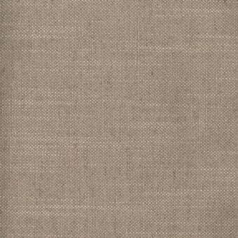 Taupe woven fabric sample displays a dense, grid-like texture with a matte finish; white label reads "turri > fabric cat. b > 755 e".