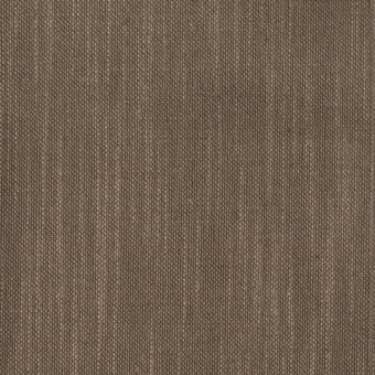 Woven fabric sample, muted brown and beige, vertical rib texture with heathered appearance and matte finish, labeled “turri > fabric cat. b > 755 f.”