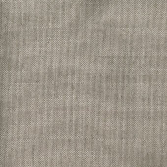 Woven fabric texture, warm gray taupe color, dense regular weave with heathered effect, studio lighting, rectangular tag reads “turri fabric cat. b 755 o”.