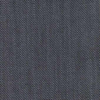 Dark gray herringbone fabric texture with diagonal weave, matte finish, and visible brand label reading “turri > fabric cat. b > 759 e.”