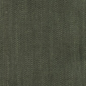 Olive green herringbone fabric sample with dense weave, visible knots, and a medium weight, labeled “turri > fabric cat. b > 759 f.”