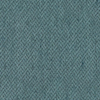 Muted teal woven fabric texture with a dense, granular weave and matte finish; sample labeled “turri > fabric cat. b > 769 e”.