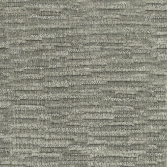 Woven fabric sample, muted gray tone, linear texture with subtle ribbing and a nubby surface; label reads “turri > fabric cat. b > 774 d.”