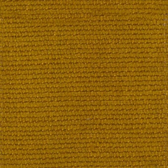 Mustard yellow fabric texture with a dense, nubby weave and uniform dot pattern; matte finish, simple horizontal yarn structure, labeled “777 a.”